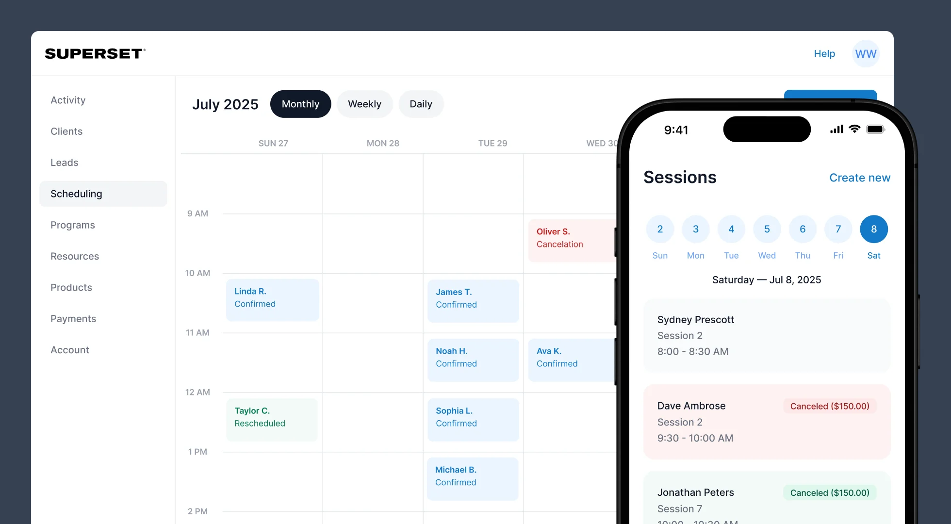 Smart Scheduling™ value prop visual